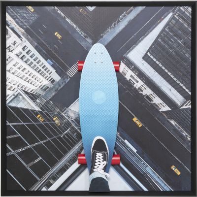 Картина в рамці об'ємна Skyline Skater 149x149cm 55868 у Києві купити kare-design меблі світло декор