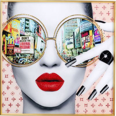 Картина Times Square View 120x120cм, (різнокольоровий) 56218 у Києві купити kare-design меблі світло декор