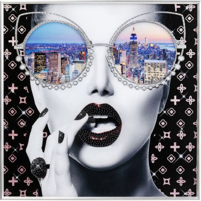 Картина NY View 80x80cм, (чорний) 56414 у Києві купити kare-design меблі світло декор
