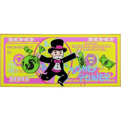 Картина KARE DESIGN Graffiti Money, 70x160 cм, (різнокольоровий) 56678 у Києві купити kare-design меблі світло декор
