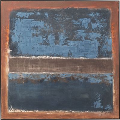 Картина Silence Blue 120x120cм, (синій) 56785 у Києві купити kare-design меблі світло декор