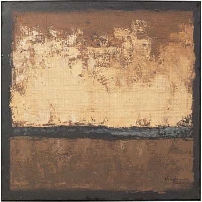 Картина Silence Brown 120x120cм, (коричневий) 56786 у Києві купити kare-design меблі світло декор
