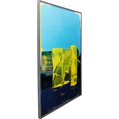 Картина Abstract High Gloss Blue 120x160cм, (різнокольоровий) 57727 у Києві купити kare-design меблі світло декор
