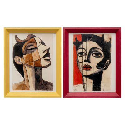 Картина Portrait Modernism 22x27cм (2/Set), (різнокольоровий) 57772 у Києві купити kare-design меблі світло декор