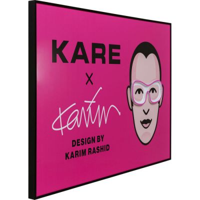 Картина LED KARE x Karim Rashid 120x80cм, (рожевий) 27814 у Києві купити kare-design меблі світло декор