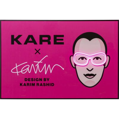 Картина LED KARE x Karim Rashid 120x80cм, (рожевий) 27814 у Києві купити kare-design меблі світло декор