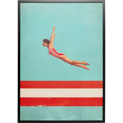 Картина в рамі Jumping Girl Up, 103x73 см 57993 у Києві купити kare-design меблі світло декор