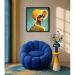 Картина в рамці Sun Hat Woman Yellow LED 80x80cm