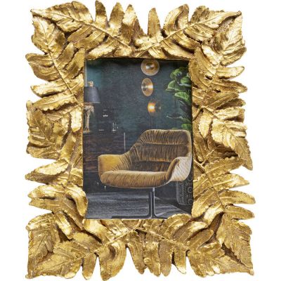 Фоторамка KARE DESIGN Gold Leaves, 10х15 см, (золотий) 53040 у Києві купити kare-design меблі світло декор