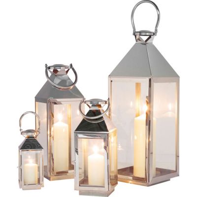 Фонар Giardino Silver (4/Set) 31355 у Києві купити kare-design меблі світло декор