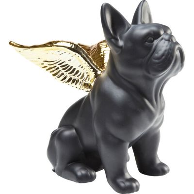 Статуетка KARE DESIGN Sitting Angel Dog Gold-Black, 22 см, (чорно-золотий) 38719 у Києві купити kare-design меблі світло декор