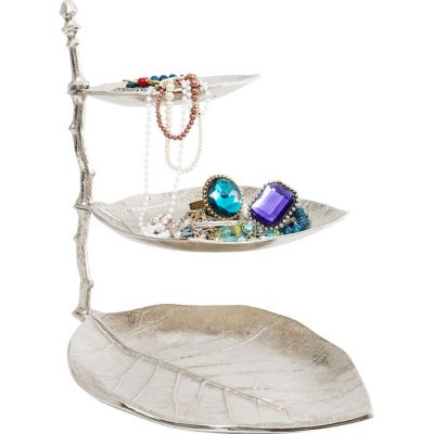 Декоративний об`єкт етажерка для прикрас KARE DESIGN Leaf Silver, 45 см, (срібний) 39915 у Києві купити kare-design меблі світло декор