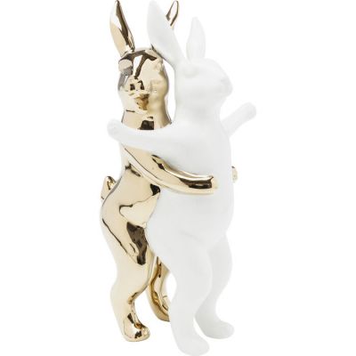 Статуетка KARE DESIGN Hugging Rabbits Medium, 25 см, (біло-золотий) 60517 у Києві купити kare-design меблі світло декор