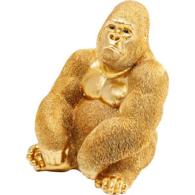 Статуетка KARE DESIGN Monkey Gorilla Side Medium Gold, 39 см, (золотий) 61446 у Києві купити kare-design меблі світло декор