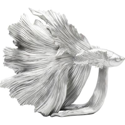 Статуетка KARE DESIGN Betta Fish Silver Small, 37 см, (срібний) 68024 у Києві купити kare-design меблі світло декор