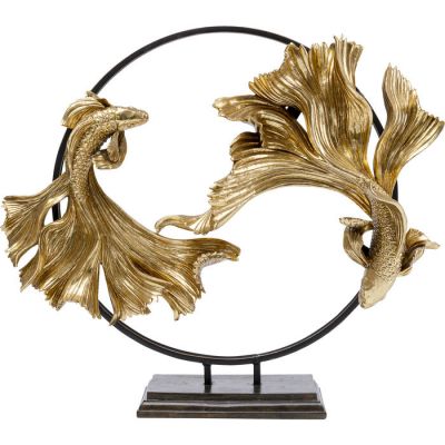 Декоративний об`єкт KARE DESIGN Dancing Betta Fishes, 65 см, (чорно-золотий) 51918 у Києві купити kare-design меблі світло декор