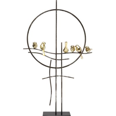 Декоративний об`єкт KARE DESIGN Tweet, 64 см, (чорно-золотий) 51886 у Києві купити kare-design меблі світло декор