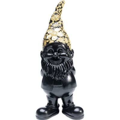 Статуетка KARE DESIGN Gnome Standing Black Gold, 30 см, (чорно-золотий) 52948 у Києві купити kare-design меблі світло декор