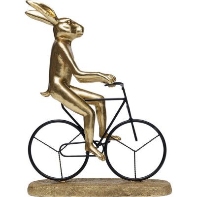 Декоративний об`єкт KARE DESIGN Cyclist Rabbit, 39 см, (золотий) 53068 у Києві купити kare-design меблі світло декор