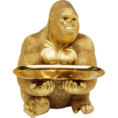 Статуетка дворецький KARE DESIGN Gorilla Butler, 37 см, (золотий) 53357 у Києві купити kare-design меблі світло декор