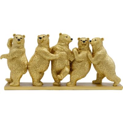 Статуетка KARE DESIGN Tipsy Dancing Bears, 14 см, (золотий) 53451 у Києві купити kare-design меблі світло декор