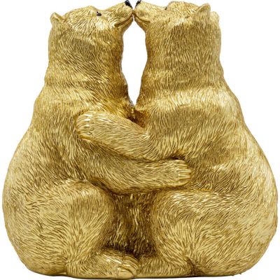 Статуетка KARE DESIGN Kissing Bears, 17 см, (золотий) 53452 у Києві купити kare-design меблі світло декор