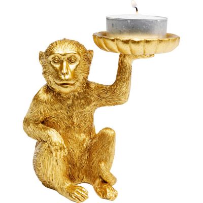 Статуетка KARE DESIGN Monkey Tealight Holder, 11 см, (золотий) 53491 у Києві купити kare-design меблі світло декор