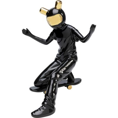 Декоративна фігура Skating Astronaut Black 21cм, (чорний) 54369 в Киеве купить kare-design мебель свет декор