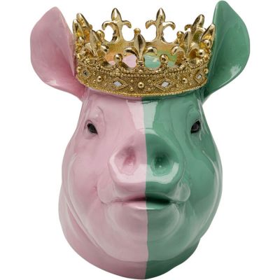 Декоративний об`єкт KARE DESIGN Crowned Pig, 28 см, (рожевий) 57103 у Києві купити kare-design меблі світло декор