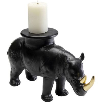 Декоративна фігура Rhino Black 41cм, (чорний) 56274 у Києві купити kare-design меблі світло декор