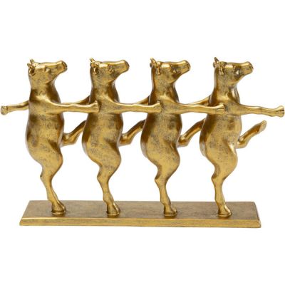 Декоративна фігура Dancing Cows 40cm, (золотий) 56295 у Києві купити kare-design меблі світло декор