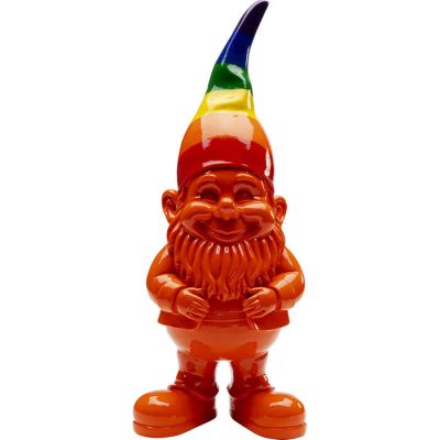 Декоративна фігура Gnome Rainbow Orange 46cm, (різнокольоровий) 56623 у Києві купити kare-design меблі світло декор