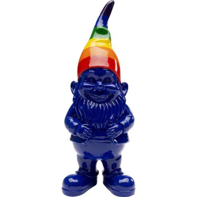 Декоративна фігура Gnome Rainbow Blue 21cм, (різнокольоровий) 56641 у Києві купити kare-design меблі світло декор