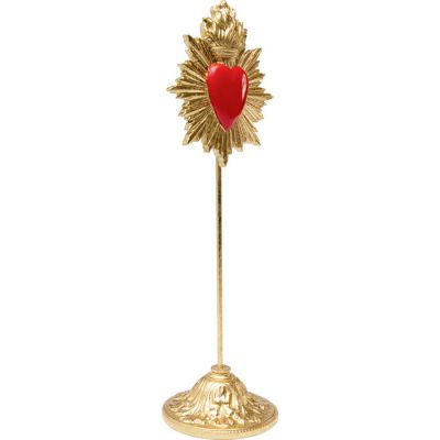 Декоративний об`єкт Flaming Heart 31cм, (золотий) 57695 у Києві купити kare-design меблі світло декор