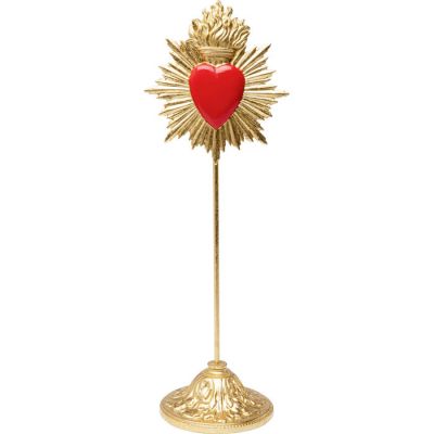 Декоративний об`єкт Flaming Heart 31cм, (золотий) 57695 у Києві купити kare-design меблі світло декор