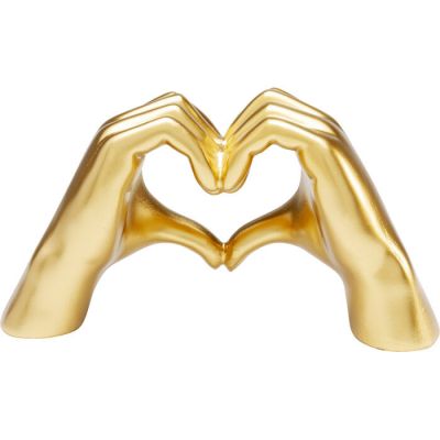 Декоративний об`єкт Heart Hands 25cм, (золотий) 57779 у Києві купити kare-design меблі світло декор