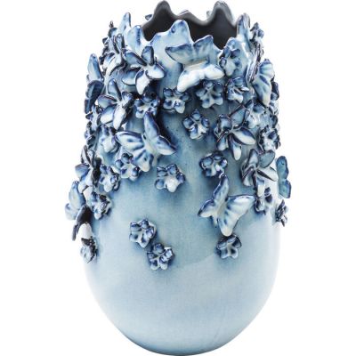 Ваза KARE DESIGN Butterflies Lightblue, 26 см, (блакитний) 60463 у Києві купити kare-design меблі світло декор