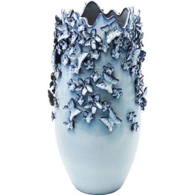 Ваза KARE DESIGN Butterflies Lightblue, 50 см, (блакитний) 60464 у Києві купити kare-design меблі світло декор
