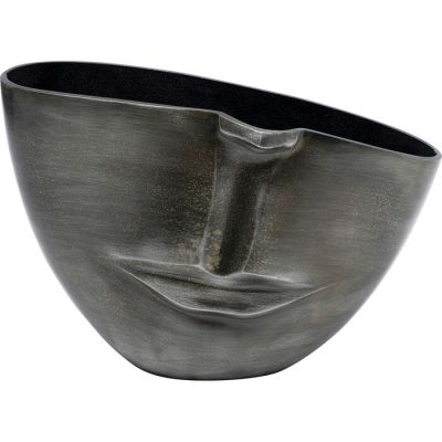 Ваза KARE DESIGN Half Face Anthracite, 31 см, (чорний) 53914 у Києві купити kare-design меблі світло декор