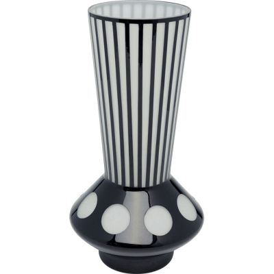 Ваза KARE DESIGN Brillar, 40 см, (чорно-білий) 53182 у Києві купити kare-design меблі світло декор