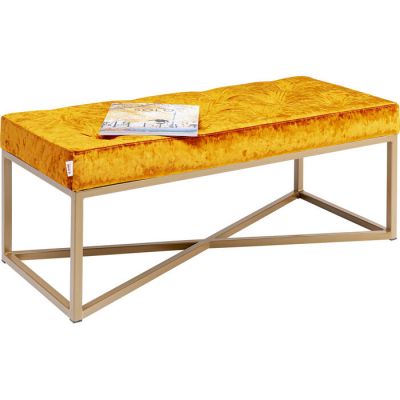 Банкетка KARE DESIGN Crossover Plain Diva Bronze, 92 см, (помаранчевий) 42012 у Києві купити kare-design меблі світло декор