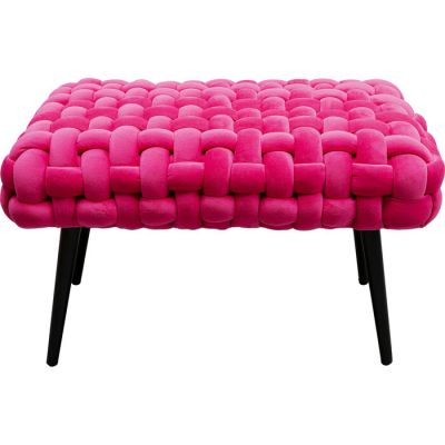 Банкетка Weave Pink, 66 см, (рожевий) 87996 у Києві купити kare-design меблі світло декор