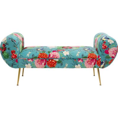 Банкетка Trono Flower Fever Blue 140 см, (блакитний) 71150 у Києві купити kare-design меблі світло декор