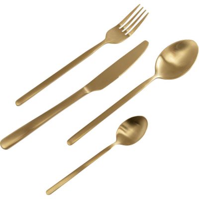 Столові прибори KARE DESIGN Gloria Matt Gold (16/part), (латунь) 52631 в Киеве купить kare-design мебель свет декор