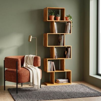Стелаж KARE DESIGN Authentico Zick Zack, 60x180 см, (коричневий) 75948 у Києві купити kare-design меблі світло декор